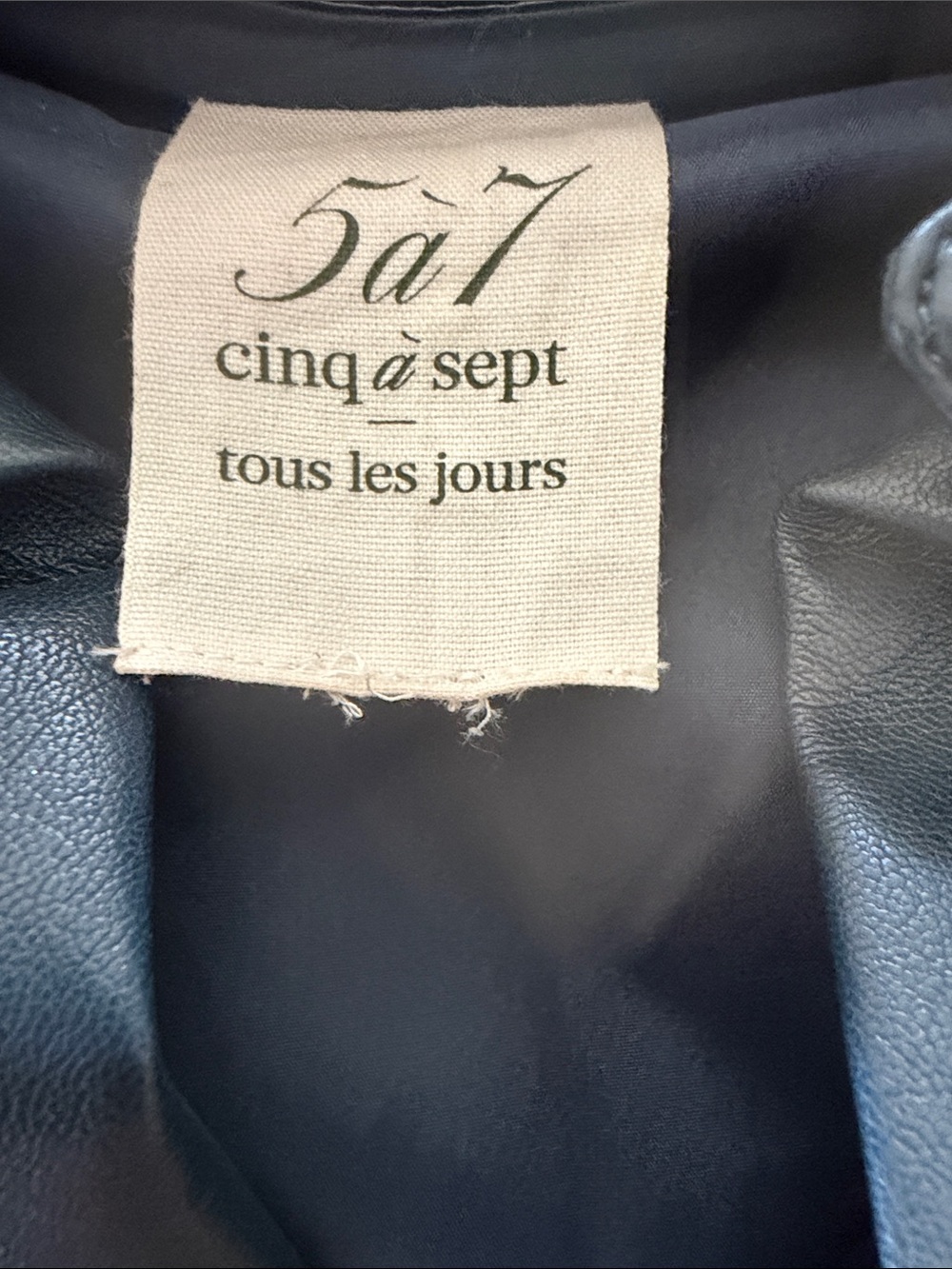 cinq à sept Black Leather Jacket - Women's Sleek Moto Style
